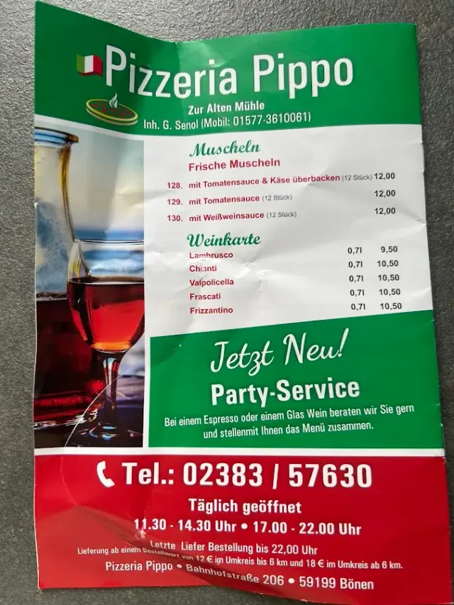BookNoFees: レストラン – Pizzeria Pippolino – Bönen – ピッツェリア・ピッポリーノ、写真2