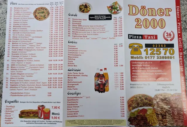 BookNoFees: レストラン – Döner 2000 – Halver – ドネル 2000、写真3