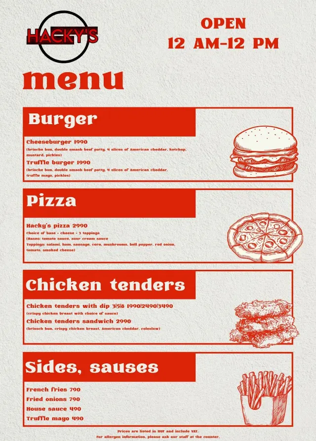 BookNoFees: レストラン – Hacky's – Budapest – Hacky's、写真3